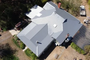 Aerial view of an iFix Roofing Geelong project – DJI 0550