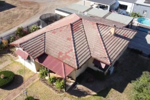 Aerial view of an iFix Roofing Geelong project – DJI 0599