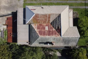 Aerial view of an iFix Roofing Geelong project – DJI 0616