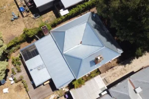Aerial view of an iFix Roofing Geelong project – DJI 0730