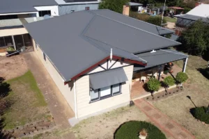 Aerial view of an iFix Roofing Geelong project – DJI 0750