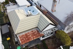 Aerial view of an iFix Roofing Geelong project – DJI 0757