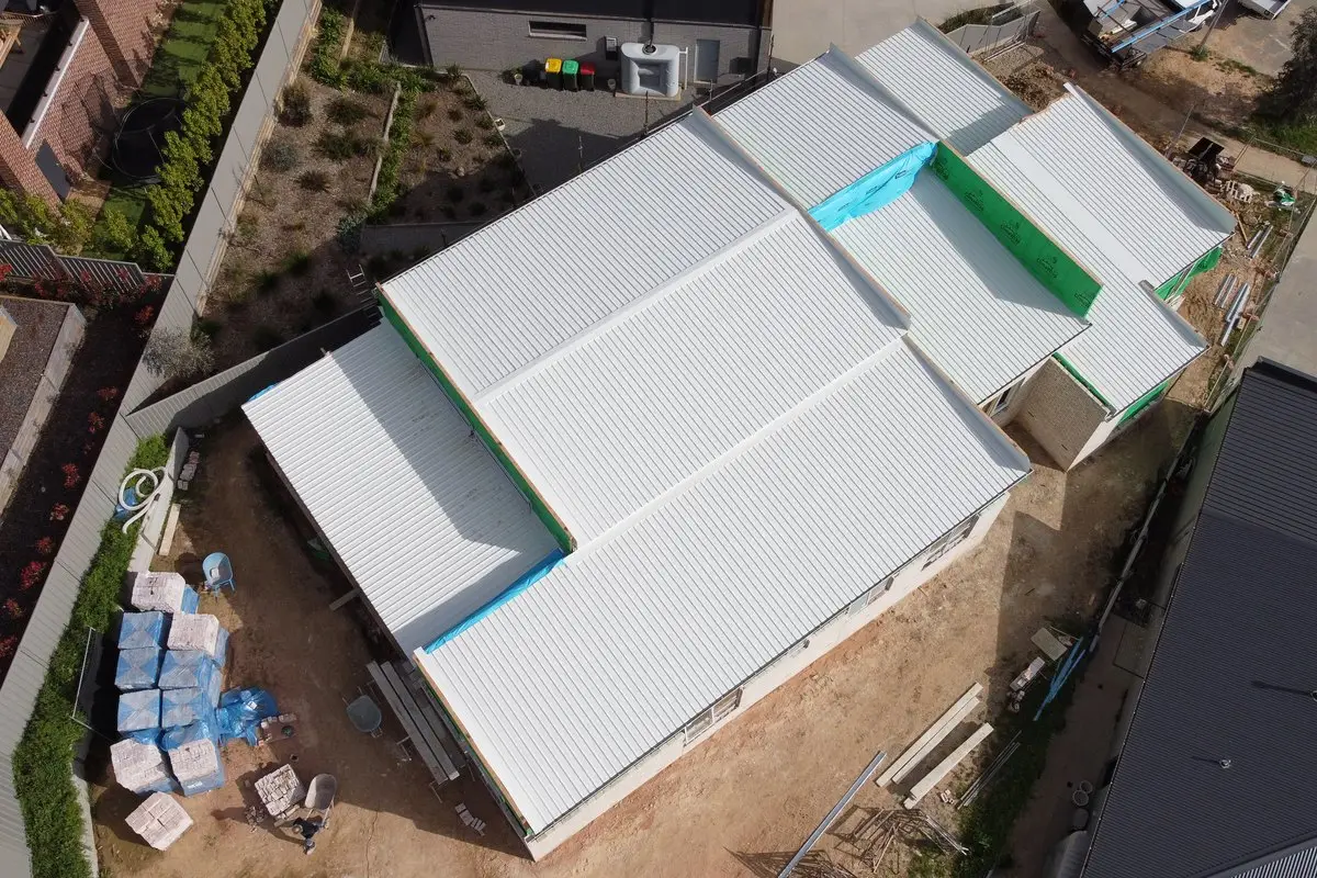 Aerial view of an iFix Roofing Geelong project – DJI 0830