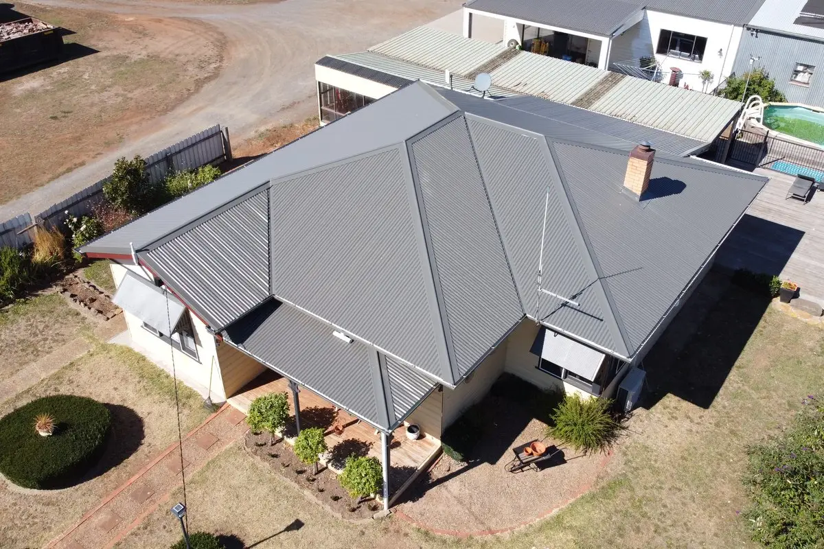 Aerial view of an iFix Roofing Geelong project – DJI 0849