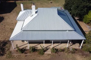 Aerial view of an iFix Roofing Geelong project – DJI 0930