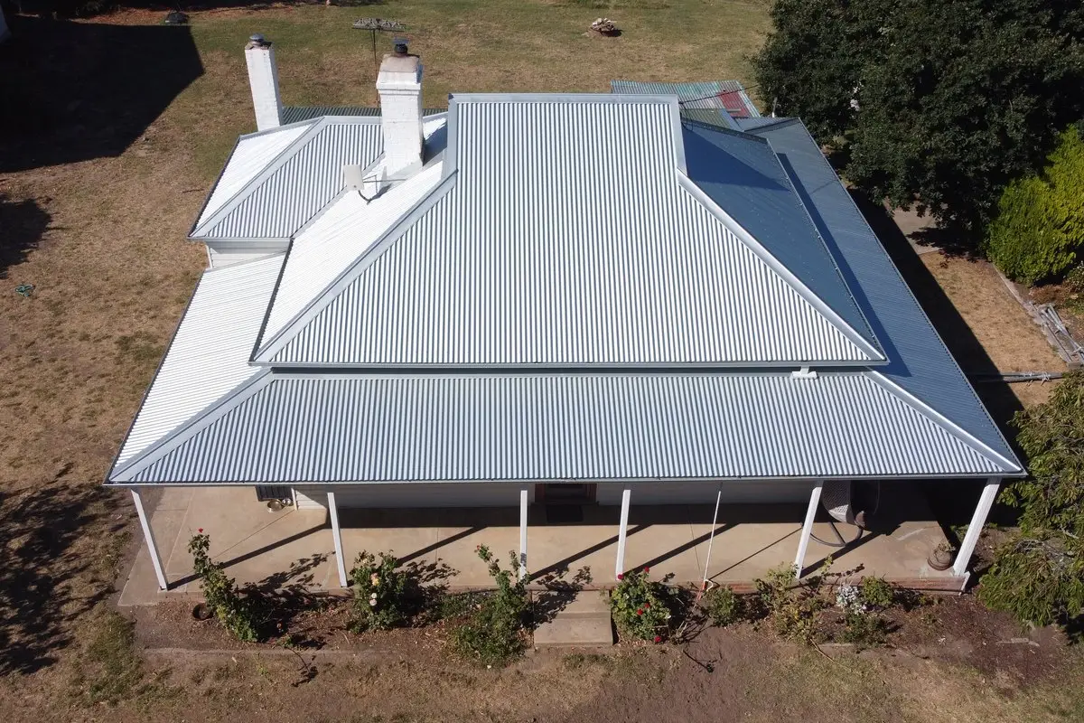 Aerial view of an iFix Roofing Geelong project – DJI 0930