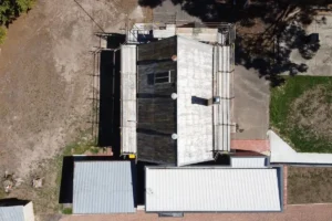 Aerial view of an iFix Roofing Geelong project – DJI 0986