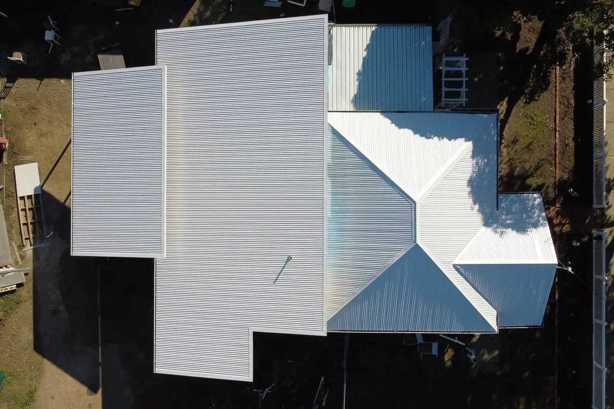 Completed roofing project – extension and main roof after 2