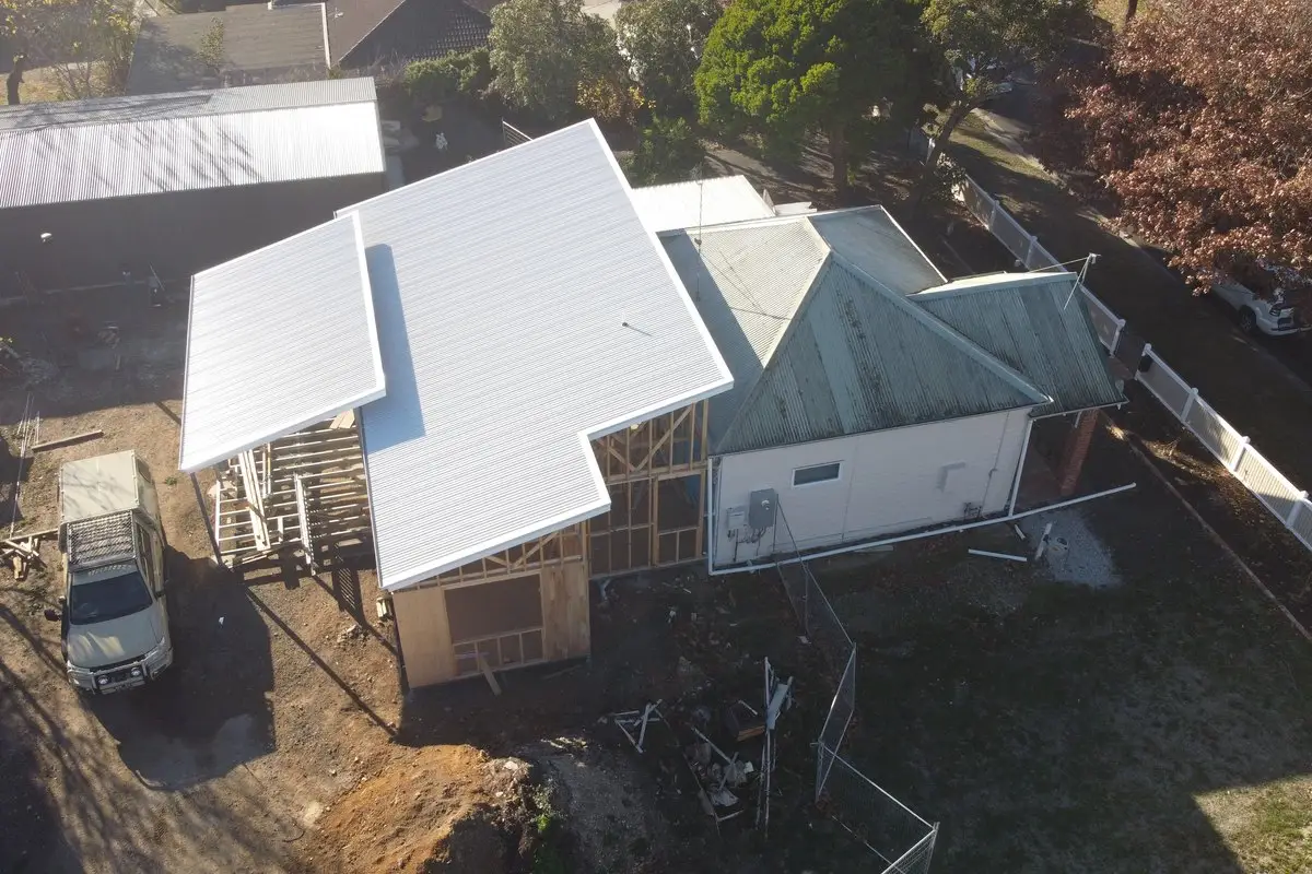 Roofing project before work – Extension and Main roof Before 1