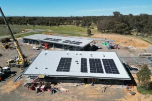 Aerial view of an iFix Roofing Geelong project – DJI 0118