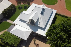 Aerial view of an iFix Roofing Geelong project – DJI 0141