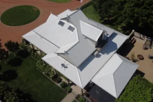 Aerial view of an iFix Roofing Geelong project – DJI 0156