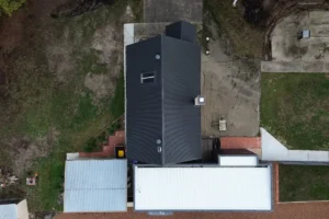 Aerial view of an iFix Roofing Geelong project – DJI 0171