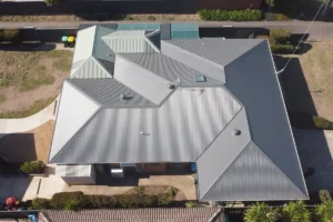 Aerial view of an iFix Roofing Geelong project – DJI 0176
