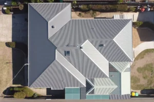 Aerial view of an iFix Roofing Geelong project – DJI 0183