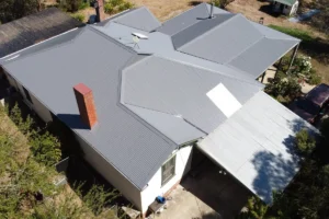 Aerial view of an iFix Roofing Geelong project – DJI 0520